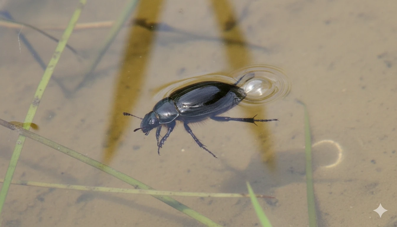 Water Scavenger Beetle