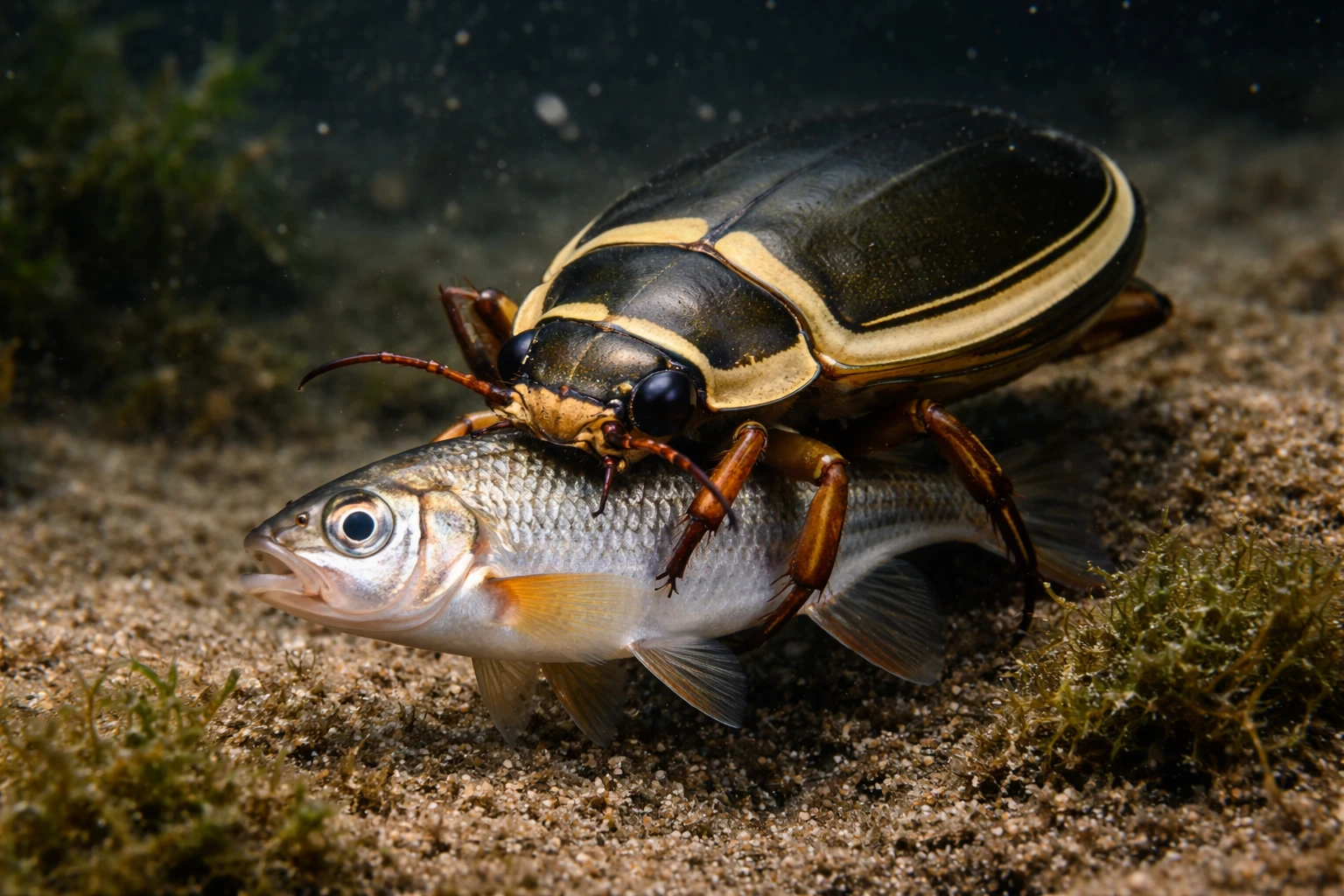 Yellow-bellied Dytiscus